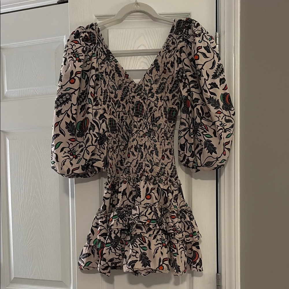 Floral Puff Sleeve Dress